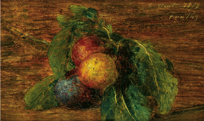  方丹·拉图尔 Fantin-Latour 静物 A STILL LIFE WITH PRUNES